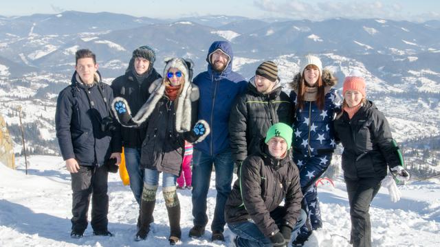 Зимова конференція мормонської молоді в Карпатах