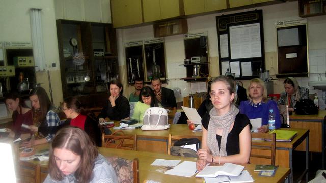 Лекція викликала велику зацікавленість студентів НПУ ім. Драгоманова